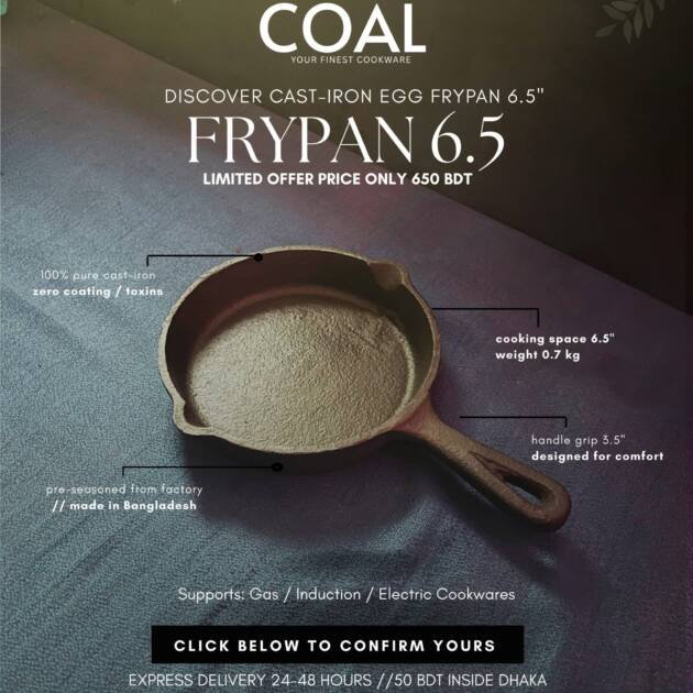 premium-castiron-frypans-mini-bangladesh-COAL-Cookware