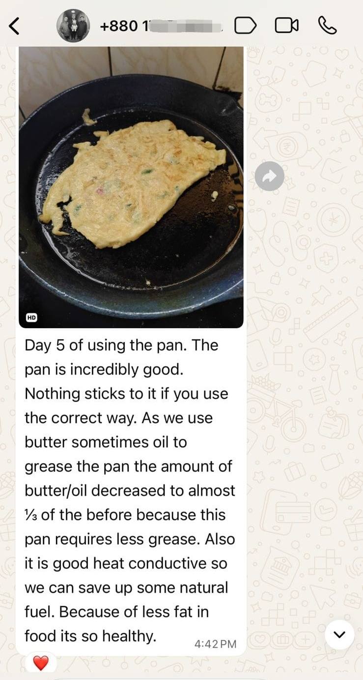 Find #1 Authentic Cast-Iron Skillets, Frypans, Koraai in Dhaka, Bangladesh | Order Online - COAL Cookware 42 589142181_122155493552872169_1699404316777178392_n