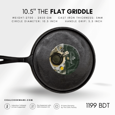 Find #1 Authentic Cast-Iron Skillets, Frypans, Koraai in Dhaka, Bangladesh | Order Online - COAL Cookware 34 6 1 scaled